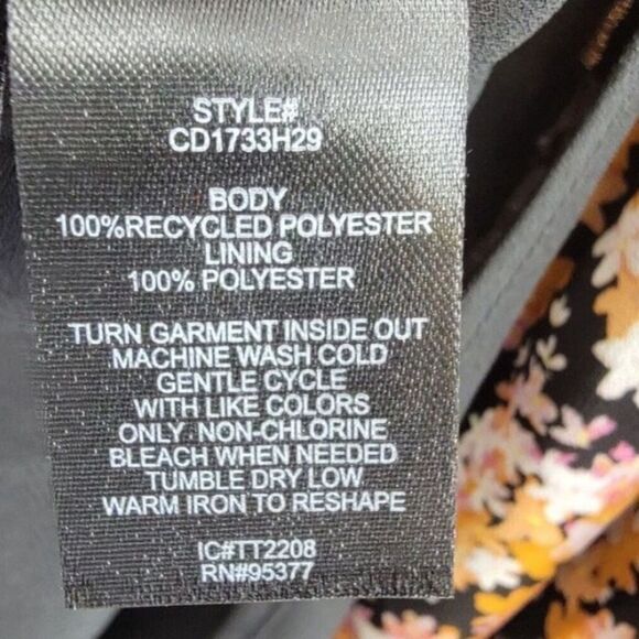 Sanctuary Floral Long Sleeve Babydoll Dress Women's Small Bronze Multi Color M - Picture 9 of 10